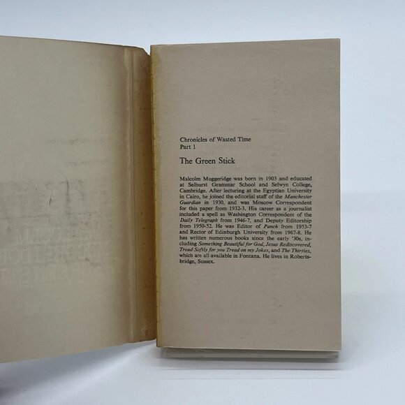 Chronicles of Wasted Time Volumes 1 & 2 by Malcolm Muggeridge (1975) Fontana PB - Picture 5 of 7